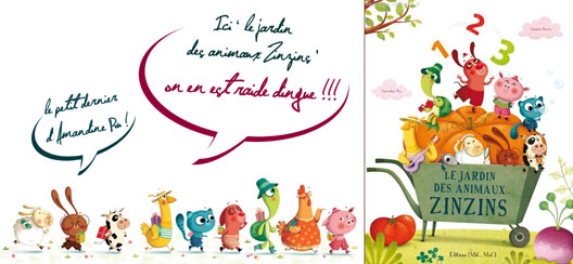 Le jardin des animaux zinzins d’Amandine Piu
