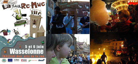 La rue re-mue - festival des arts de la rue à Wasselonne