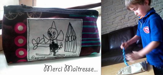 Cadeau de fin d’année pour la maîtresse : une trousse personnalisée